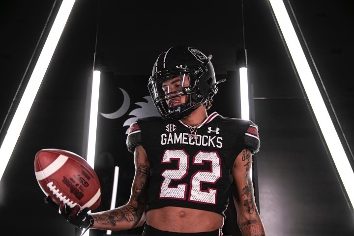 Tyshawn Russell pictured in South Carolina Gamecocks uniform.